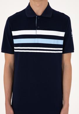 Erkek Regular Fit Polo Yaka Lacivert Tişört - 50306817011