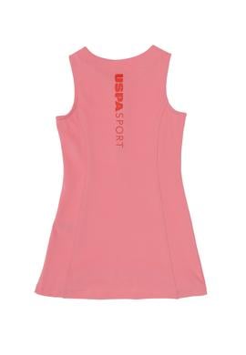 Kız Çocuk Pembe Yarım Fermuarlı Örme Elbise - 50300841003