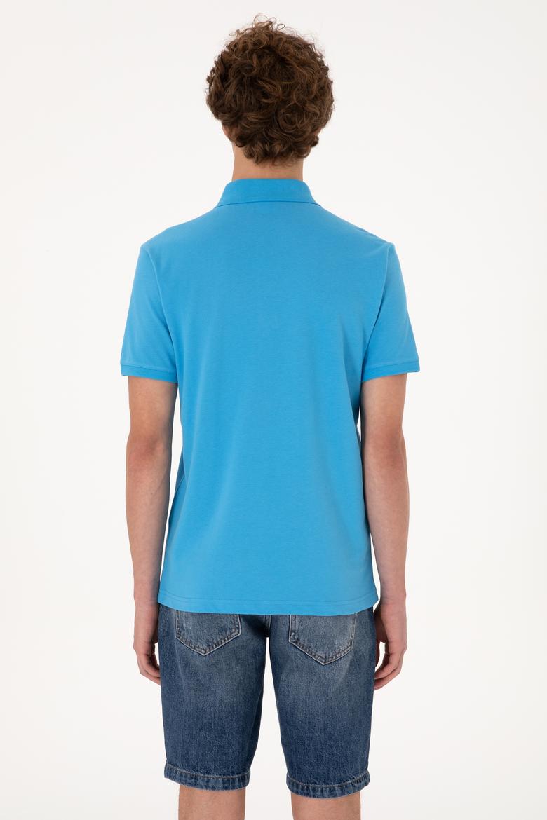 Erkek Turkuaz Basic Tişört - 50297984464