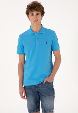 Erkek Turkuaz Basic Tişört - 50297984464