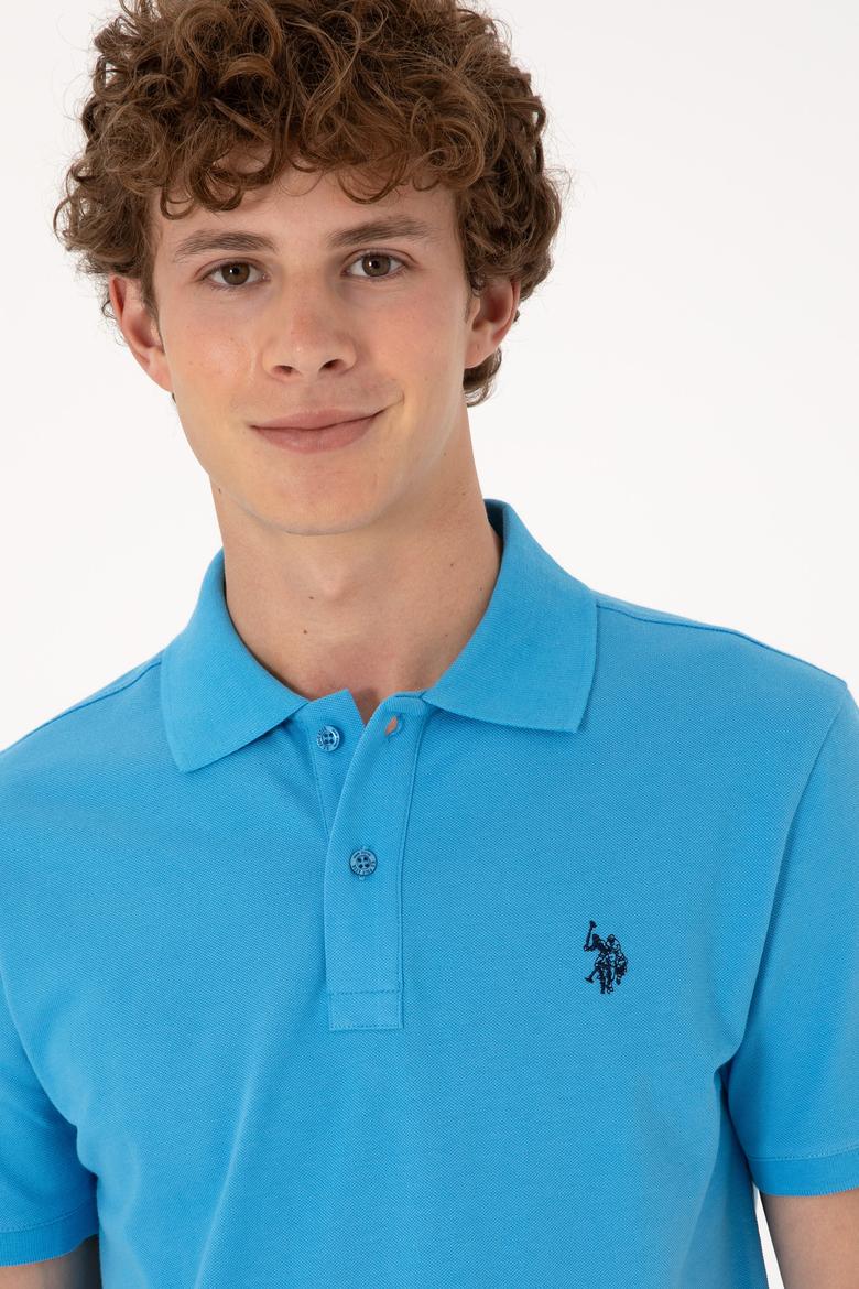 Erkek Turkuaz Basic Tişört - 50297984464