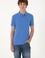 Erkek İndigo Basic Tişört