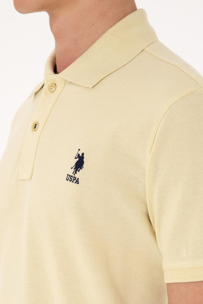 Erkek Açık Haki Basic Tişört - 50298041131