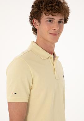 Erkek Açık Haki Basic Tişört - 50298041131