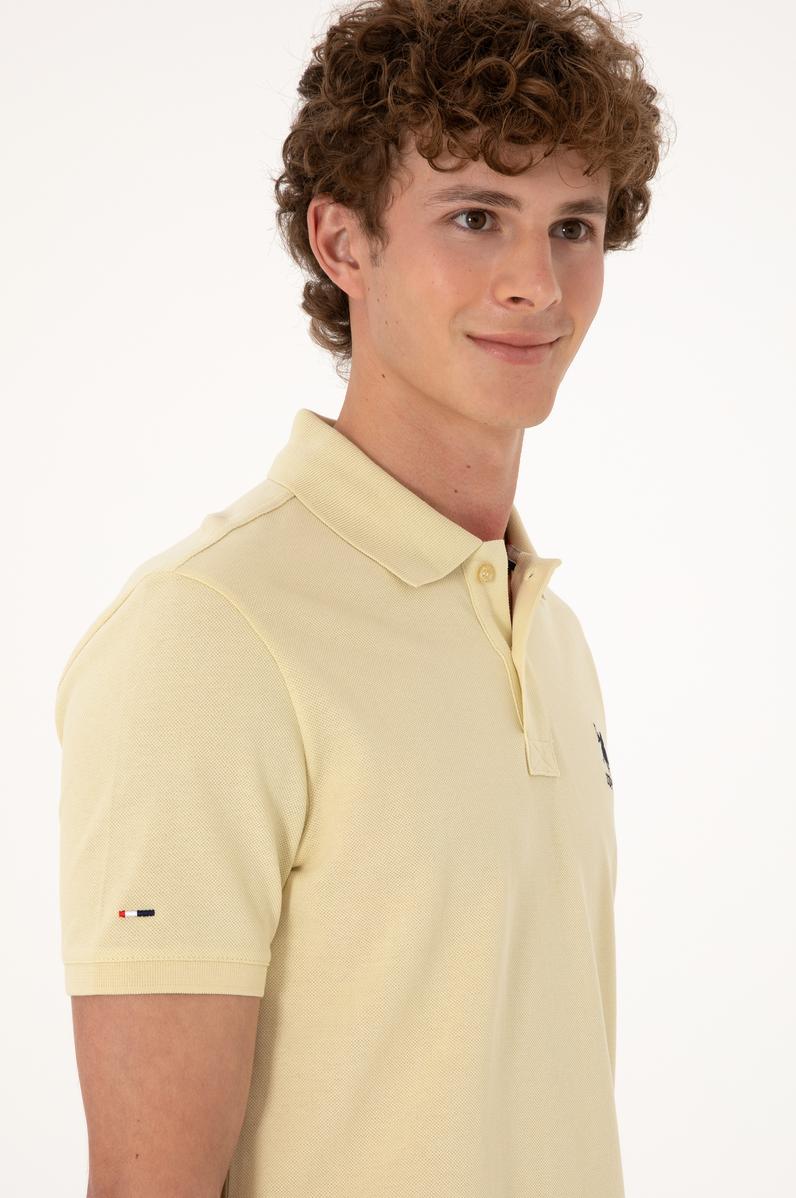 Erkek Açık Haki Basic Tişört