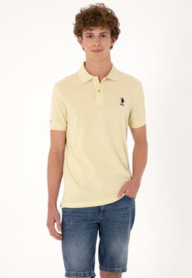 Erkek Açık Haki Basic Tişört - 50298041131