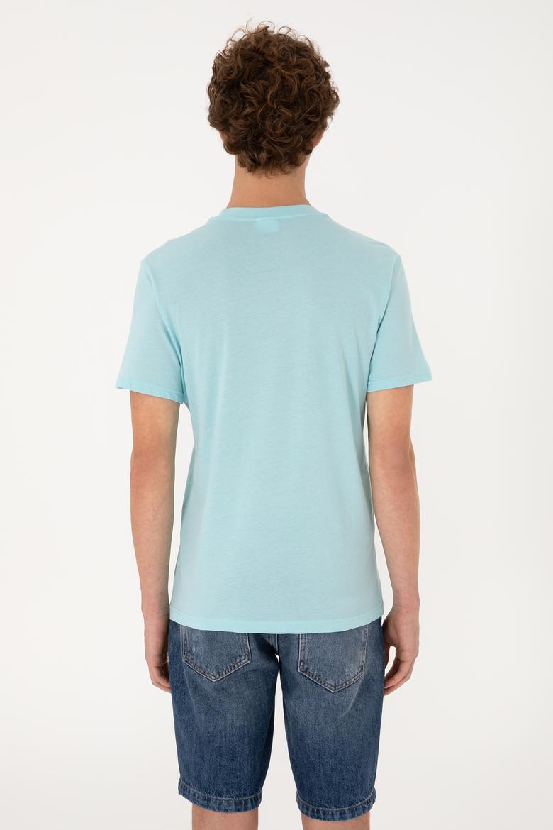 Erkek Aqua Basic Tişört - 50298015090