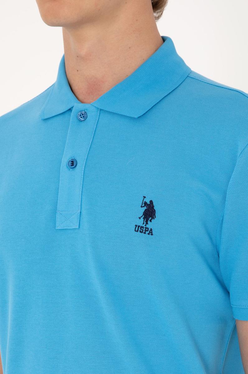 Erkek Turkuaz Basic Tişört