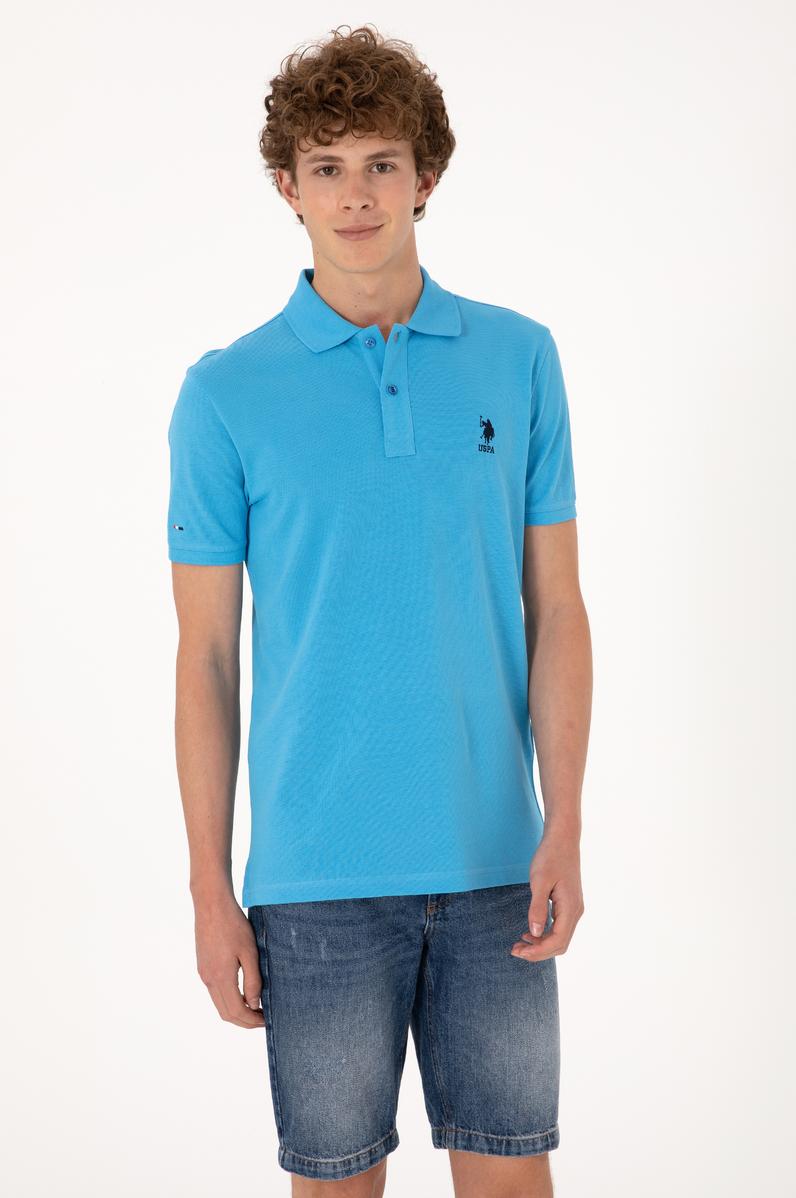 Erkek Turkuaz Basic Tişört