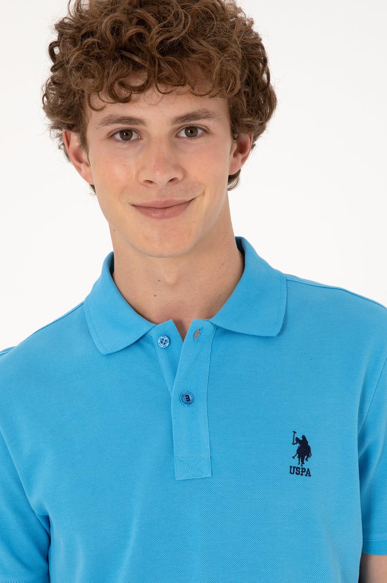 Erkek Turkuaz Basic Tişört