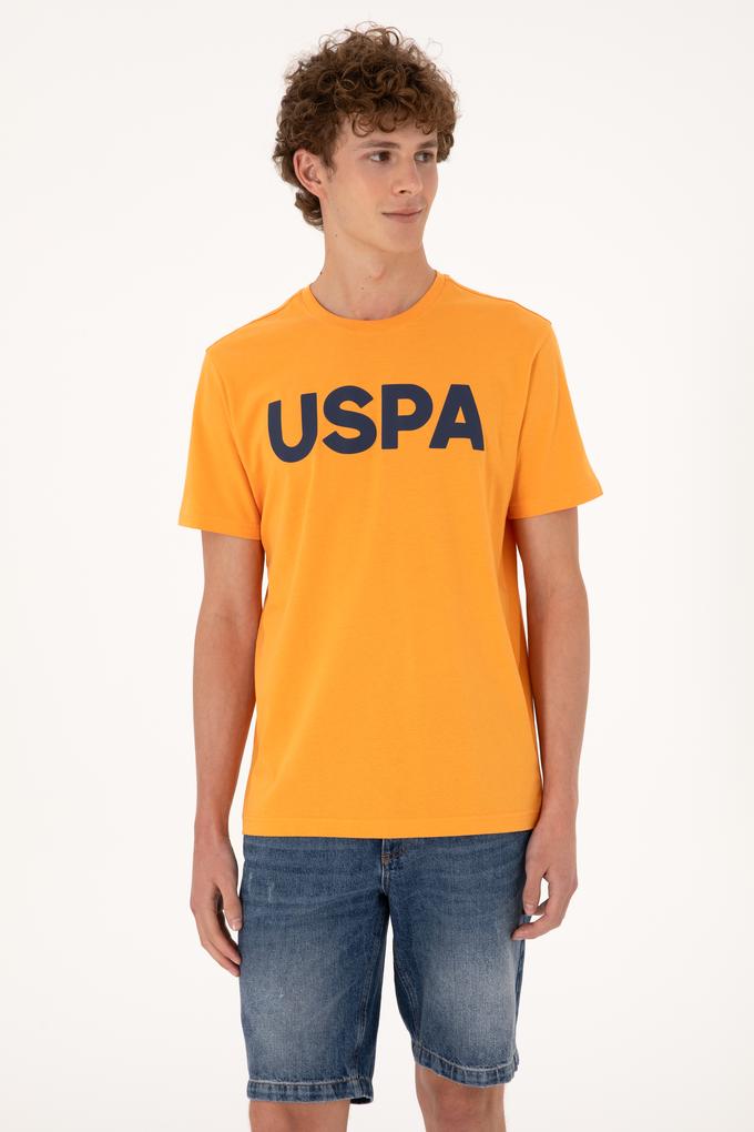 Erkek Turuncu Basic Tişört