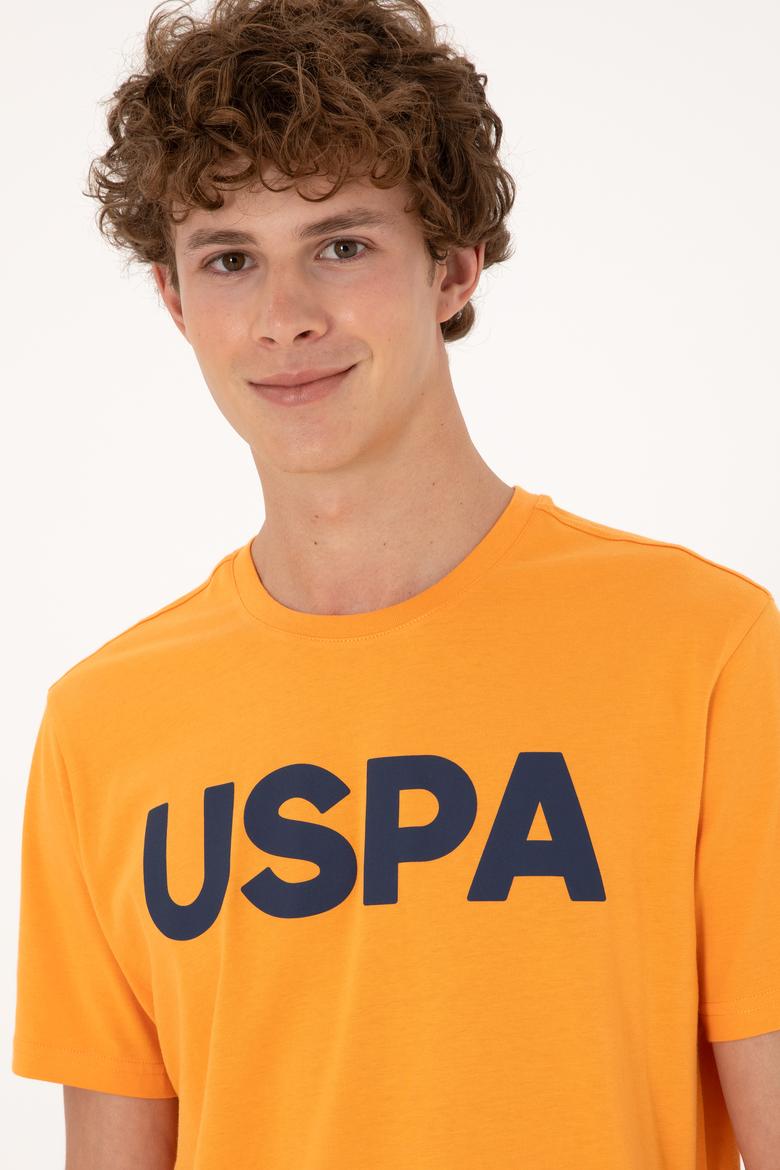Erkek Turuncu Basic Tişört - 50297988066