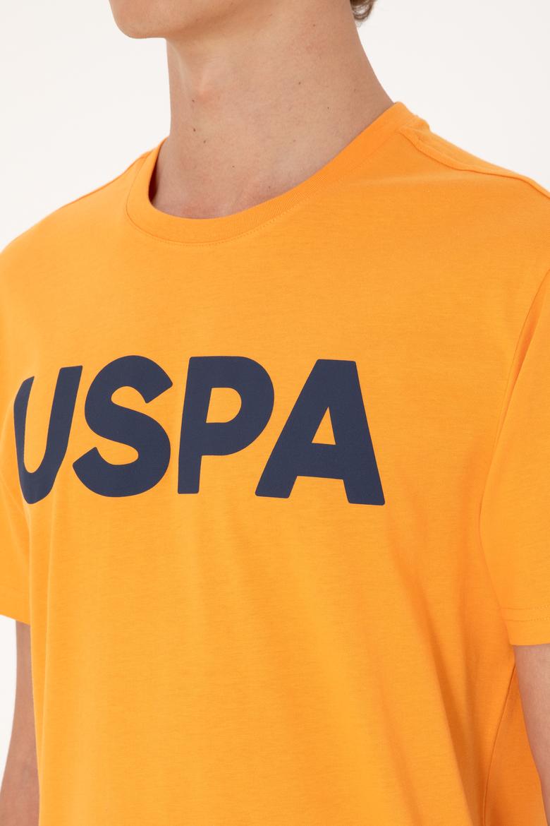 Erkek Turuncu Basic Tişört - 50297988066