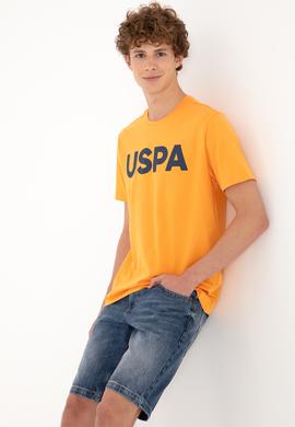 Erkek Turuncu Basic Tişört - 50297988066