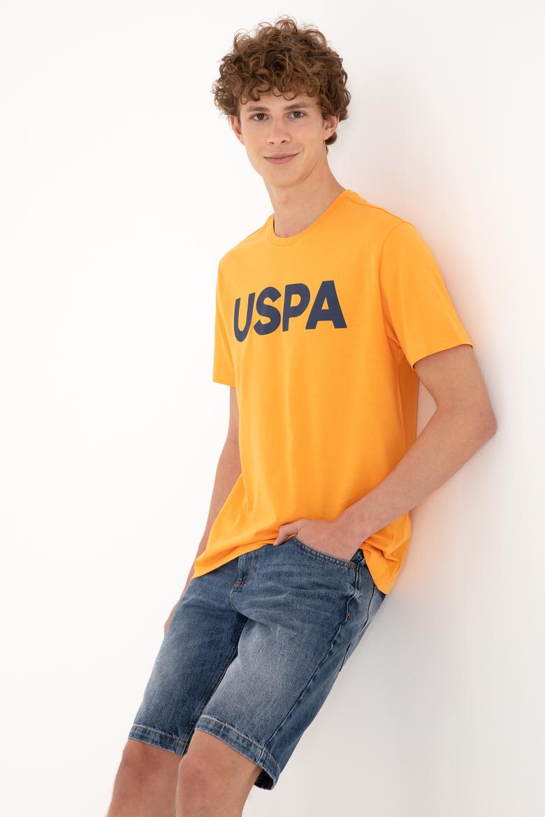 Erkek Turuncu Basic Tişört - 50297988066