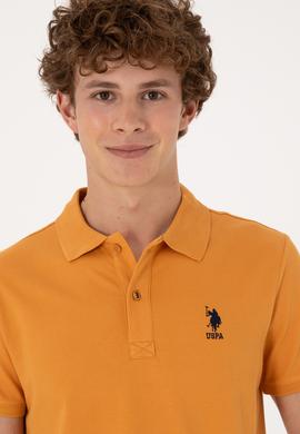 Erkek Hardal Basic Tişört - 50298011130