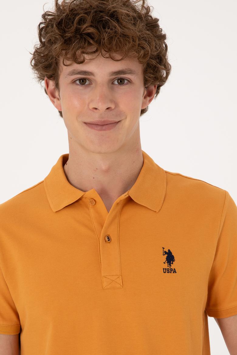 Erkek Hardal Basic Tişört - 50298011130