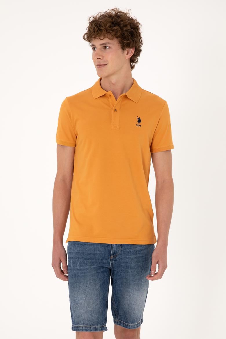 Erkek Hardal Basic Tişört - 50298011130