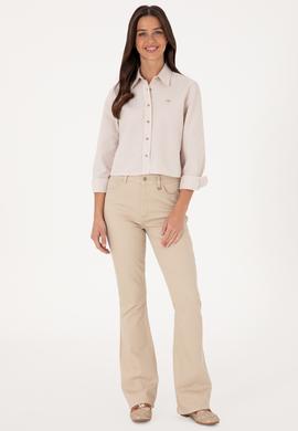 Kadın Kum Uzun Kollu Gömlek - 50291106012
