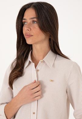 Kadın Kum Uzun Kollu Gömlek - 50291106012