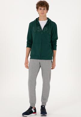 Erkek Gri Melanj Eşofman Altı - 50289054061