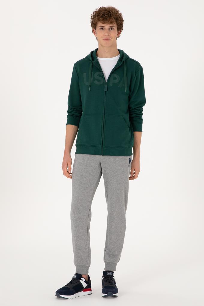 Erkek Gri Melanj Eşofman Altı