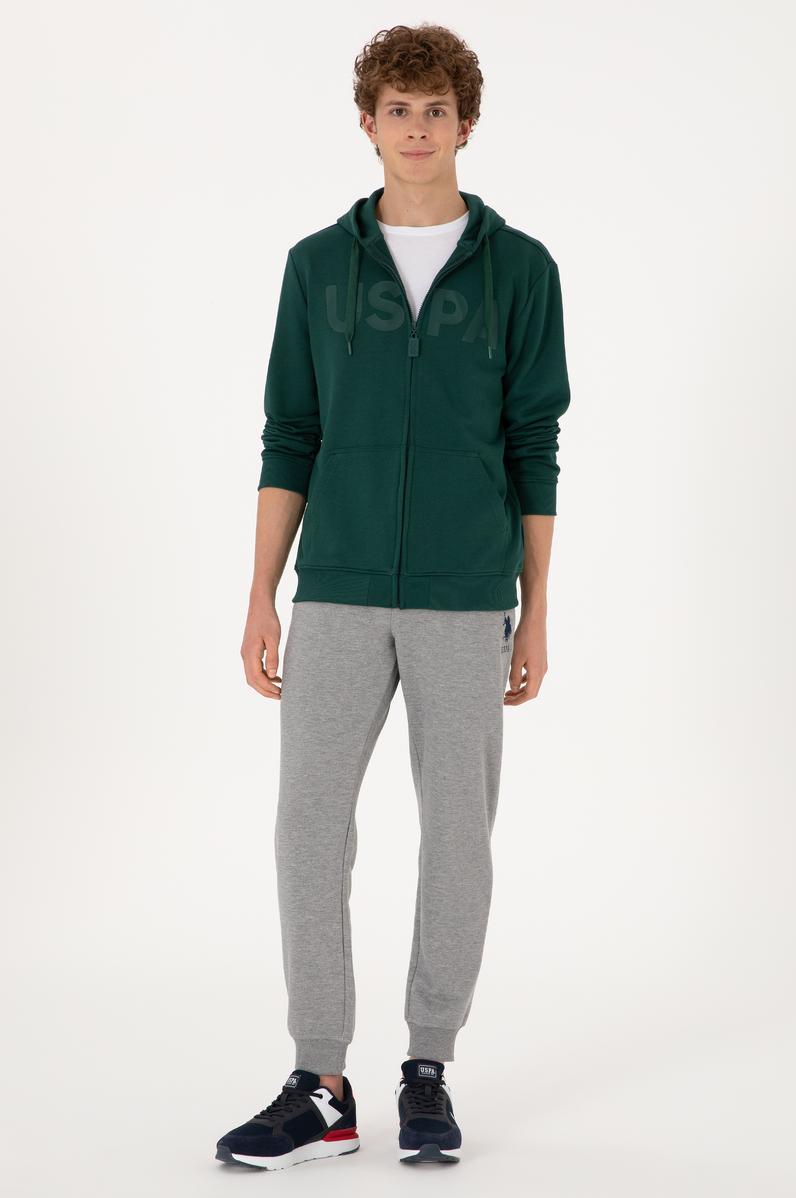 Erkek Gri Melanj Eşofman Altı