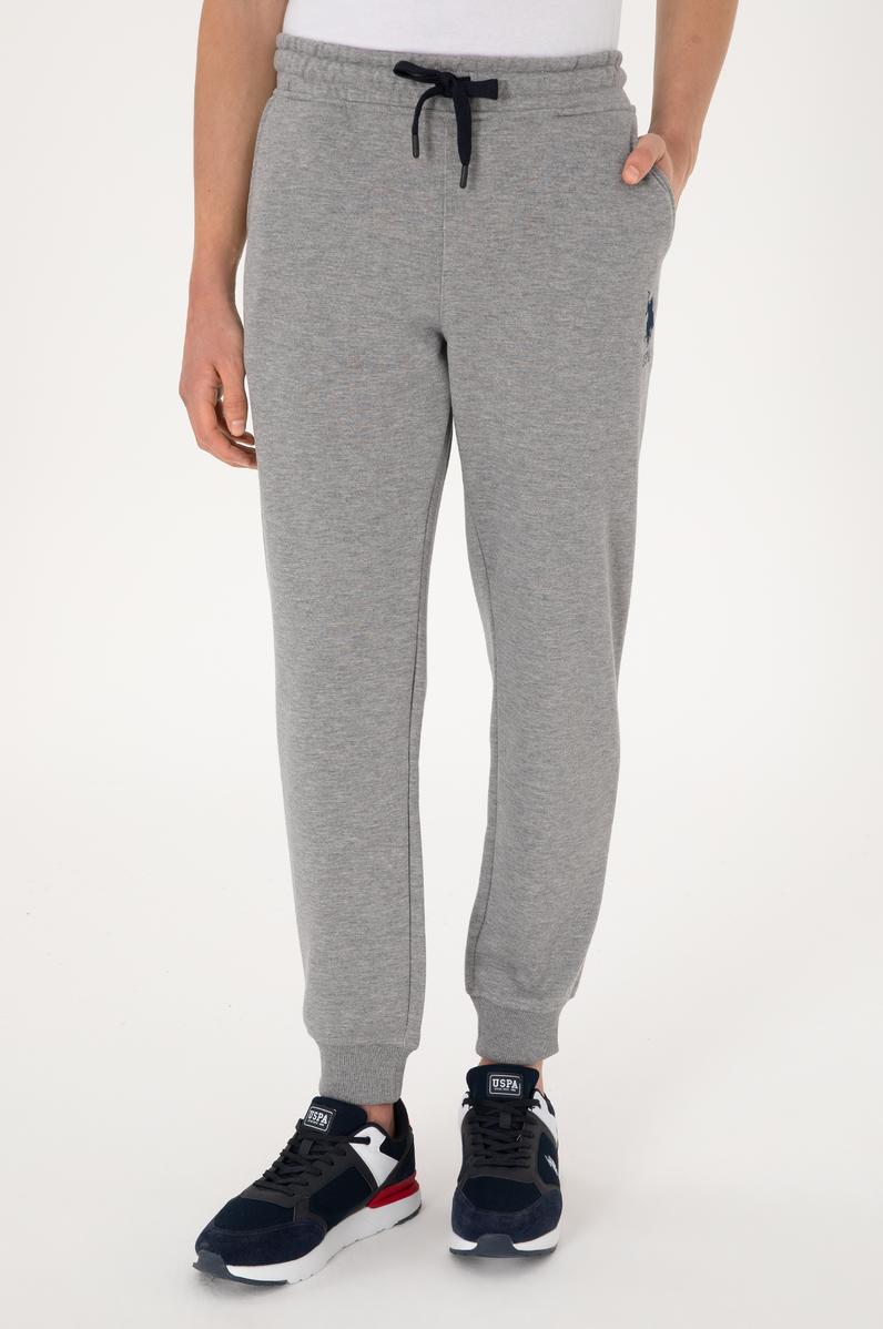 Erkek Gri Melanj Eşofman Altı