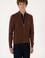 Erkek Kahverengi Basic Triko Hırka