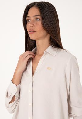 Kadın Taş Uzun Kollu Gömlek - 50271829018