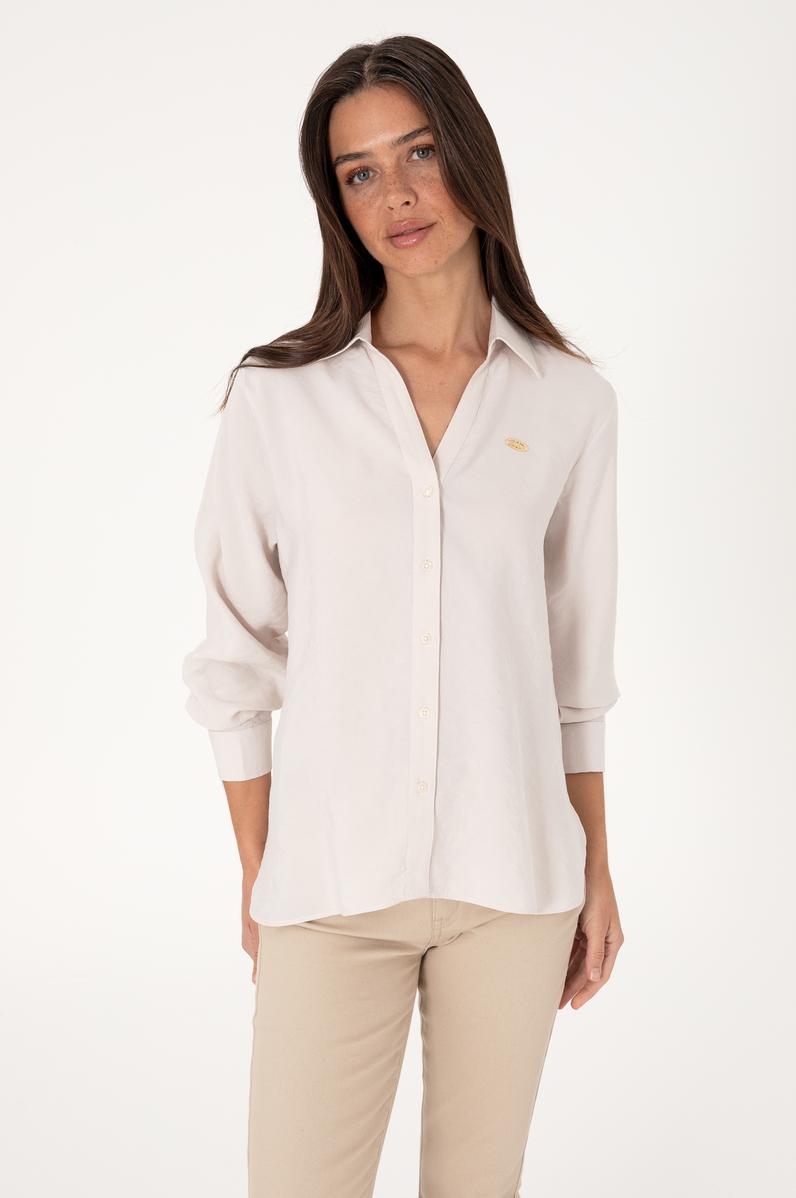 Kadın Taş Uzun Kollu Gömlek