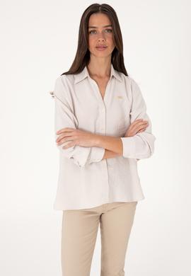 Kadın Taş Uzun Kollu Gömlek - 50271829018
