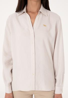 Kadın Taş Uzun Kollu Gömlek - 50271829018