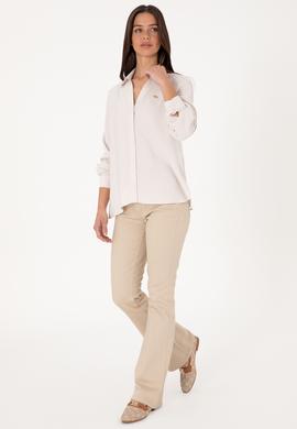 Kadın Taş Uzun Kollu Gömlek - 50271829018