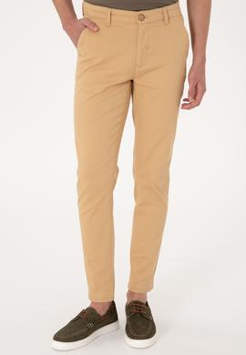 Erkek Camel Kanvas Pantolon - 50309142059