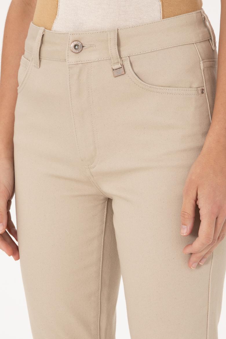 Kadın Taş Skinny Flare Fit Jean Pantolon - 50305574008