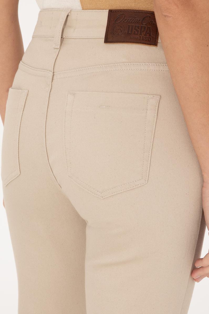 Kadın Taş Skinny Flare Fit Jean Pantolon