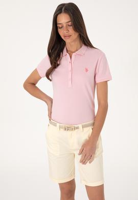 Kadın Açık Pembe Basic Tişört - 50300830204