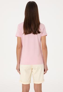 Kadın Açık Pembe Basic Tişört - 50300830204