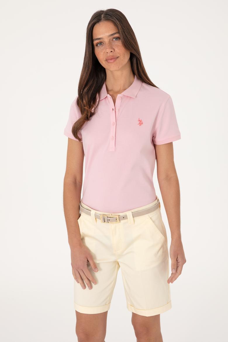 Kadın Açık Pembe Basic Tişört