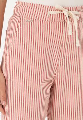 Kadın Kırmızı Çizgili Carrot Fit Jean Pantolon - 50307739002