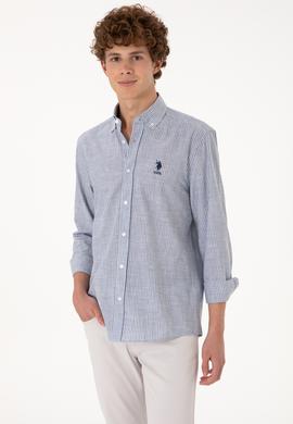 Erkek Lacivert Uzun Kollu Gömlek - 50300182008