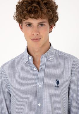 Erkek Lacivert Uzun Kollu Gömlek - 50300182008