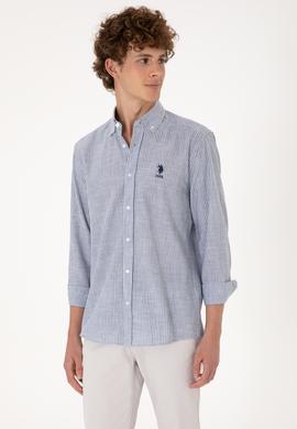 Erkek Lacivert Uzun Kollu Gömlek - 50300182008