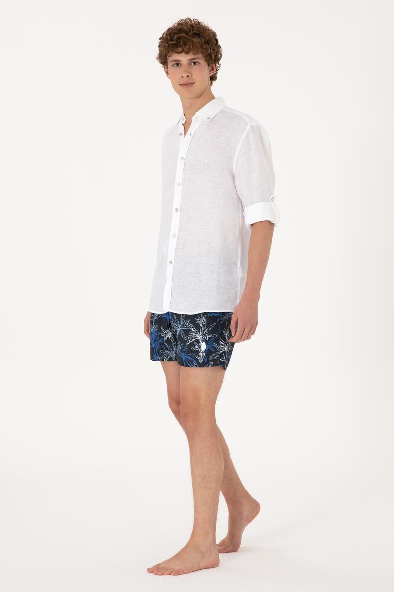 Erkek Lacivert Deniz Şortu - 50299781005