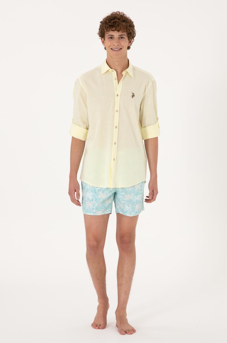 Erkek Mint Deniz Şortu