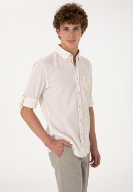 Erkek Taş Uzun Kollu Gömlek - 50300226012