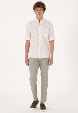 Erkek Taş Uzun Kollu Gömlek - 50300226012