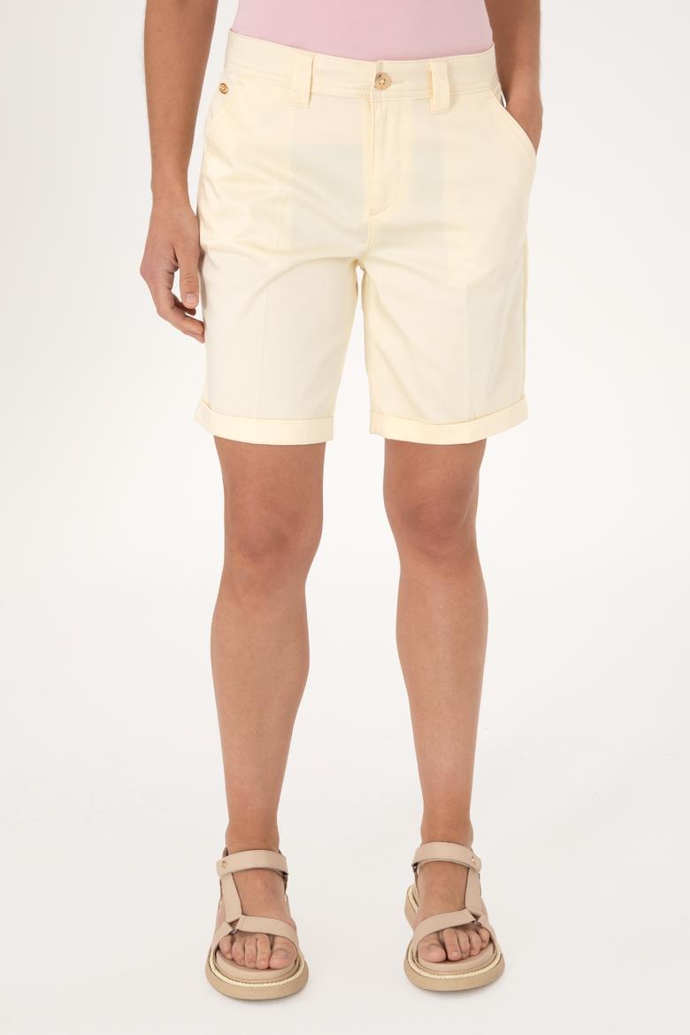 Kadın Limon Dokuma Şort - 50299160092