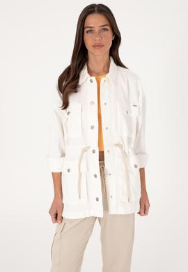 Kadın Ekru Jean Tunik Gömlek - 50300566010